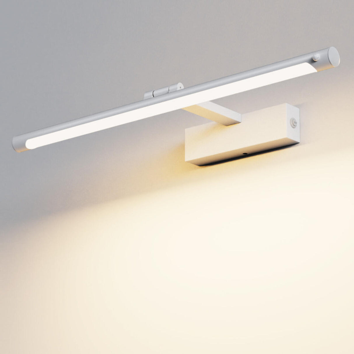 Contemporary Sleek Cylinder LED Vanity Light  Image - 3