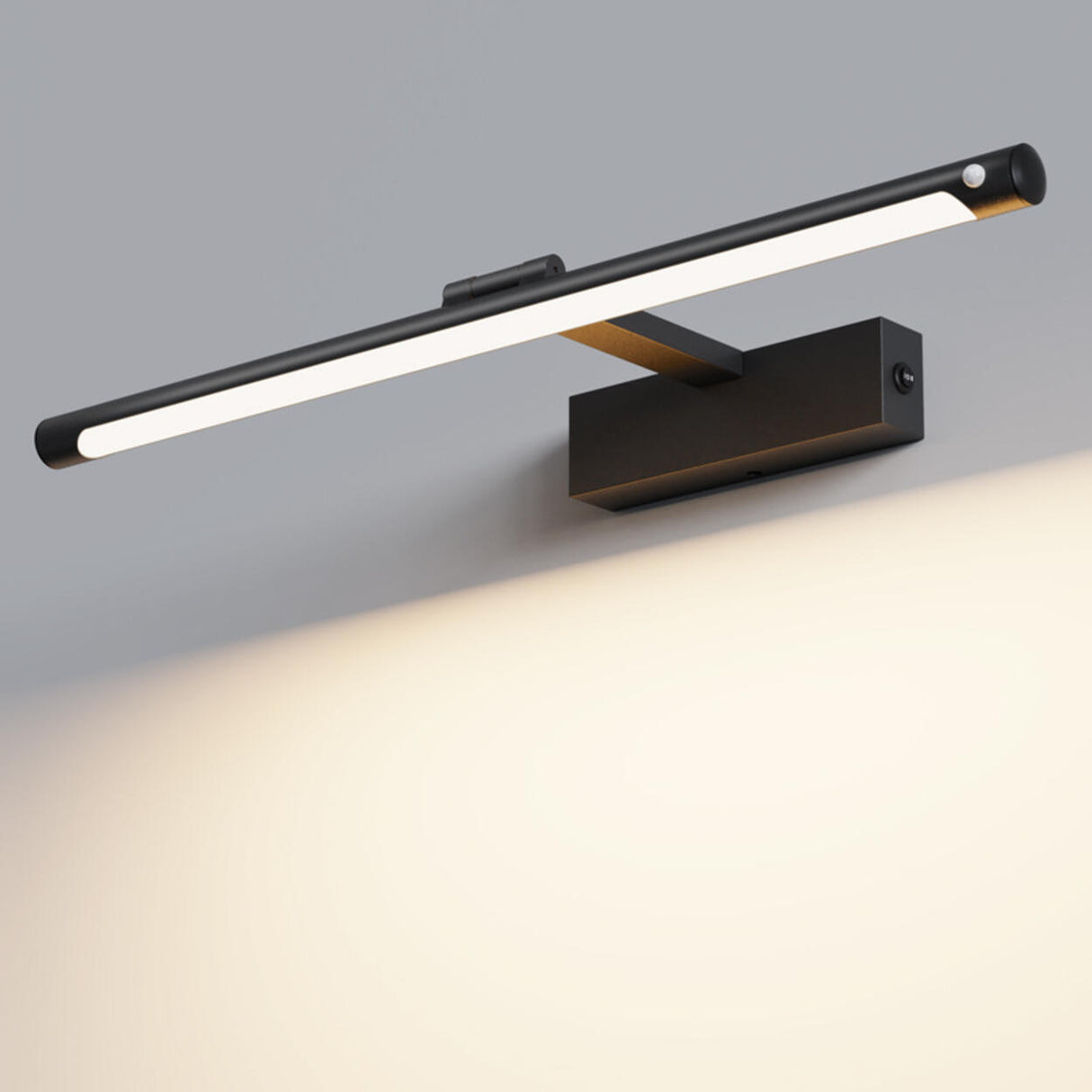 Contemporary Sleek Cylinder LED Vanity Light  Image - 5