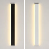 Contemporary Sleek Rectangular LED Metal Wall Light Image - 12