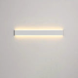 Contemporary Sleek Rectangular LED Metal Wall Light Image - 16