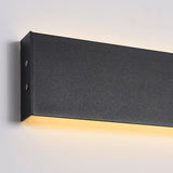 Contemporary Sleek Rectangular LED Metal Wall Light Image - 19