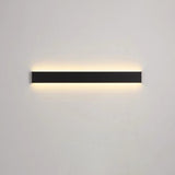 Contemporary Sleek Rectangular LED Metal Wall Light Image - 2