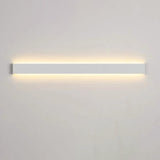 Contemporary Sleek Rectangular LED Metal Wall Light Image - 20