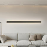 Contemporary Sleek Rectangular LED Metal Wall Light Image - 4