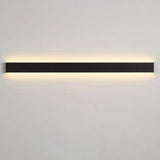 Contemporary Sleek Rectangular LED Metal Wall Light Image - 7