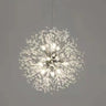 Contemporary Starburst Crystal Chandelier Adjustable Height Image - 6