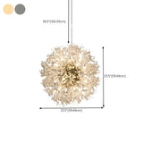 Contemporary Starburst Crystal Chandelier Adjustable Height Image - 23