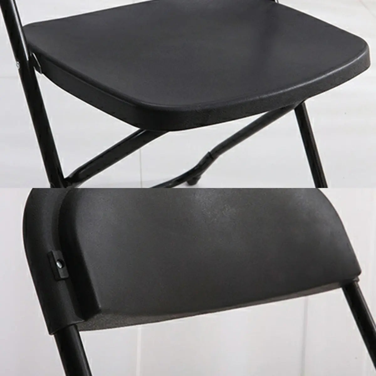 Contemporary Steel Frame Foldable Plastic Office Chairs Image - 12