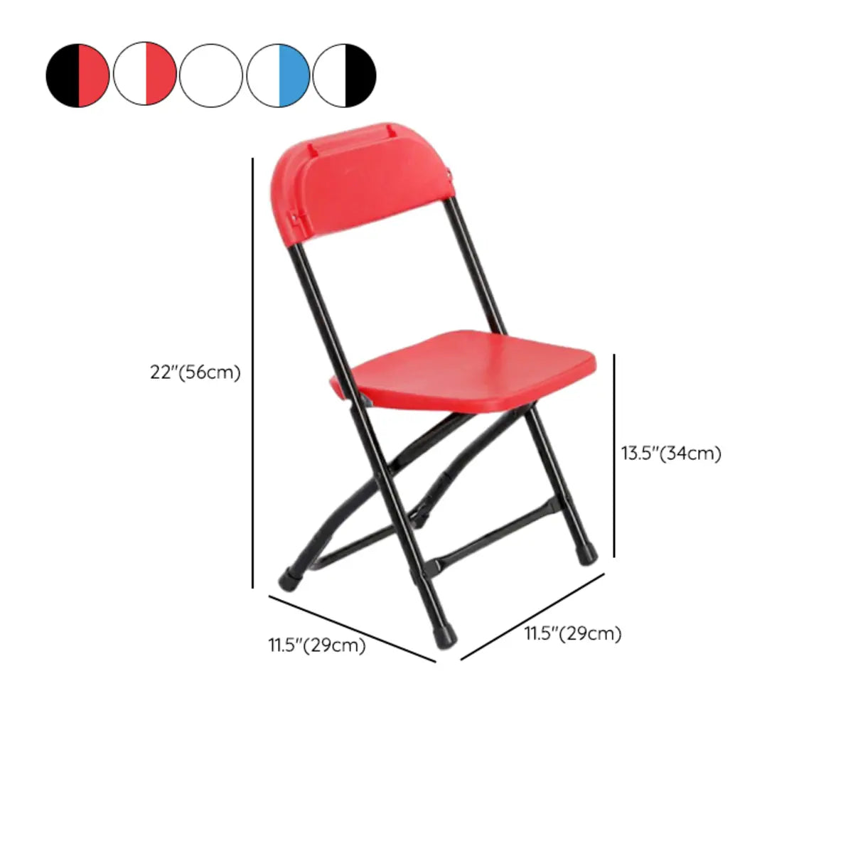 Contemporary Steel Frame Foldable Plastic Office Chairs 