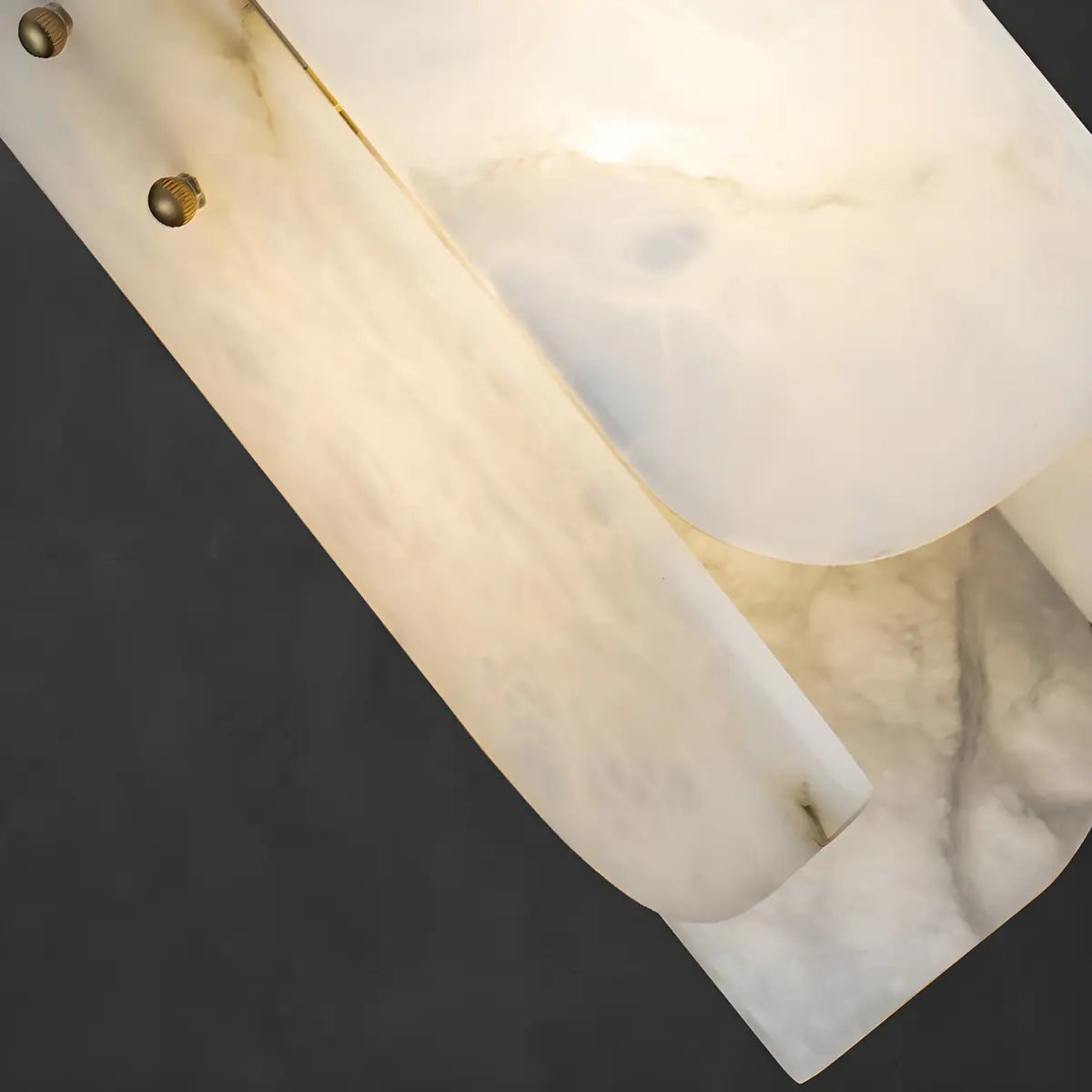 Contemporary Vertical Alabaster Dining Room Pendant Light Image - 11