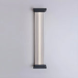 Contemporary Vertical Metal Exterior Black Wall Light Image - 21