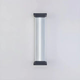 Contemporary Vertical Metal Exterior Black Wall Light Image - 3