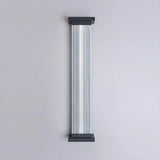 Contemporary Vertical Metal Exterior Black Wall Light Image - 6