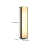 Contemporary Vertical Metal Resin External Wall Light Image - 16