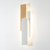 Contemporary Vertical Tiered Wall Sconce Image - 10