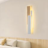 Contemporary Vertical Tiered Wall Sconce Image - 2