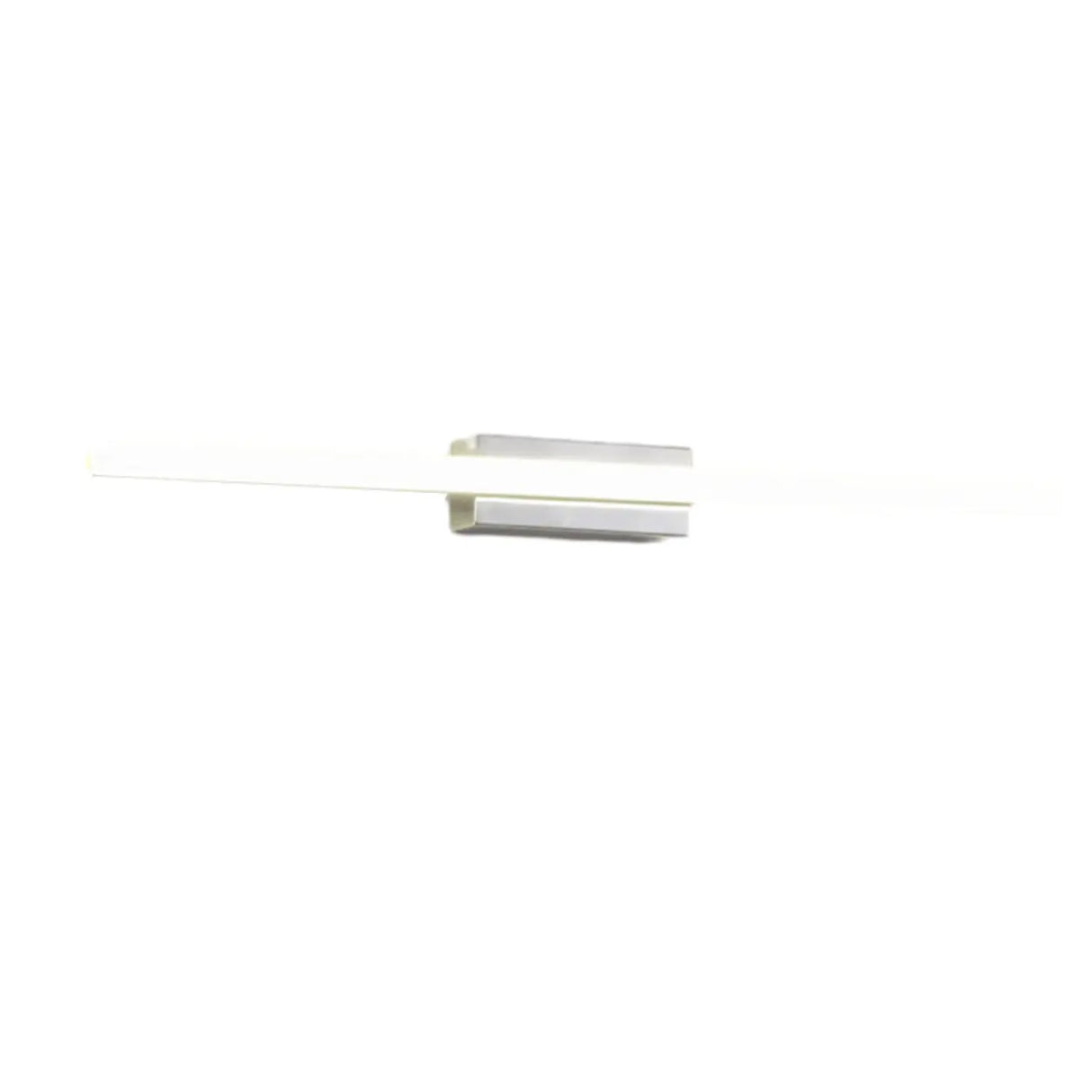 Contemporary White Linear LED Vanity Light Fixture Image - 5