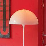 Contemporary White Mushroom Metal LED Floor Lamp Image - 8