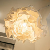 Contemporary White Paper Floral LED Floor Light Image - 9