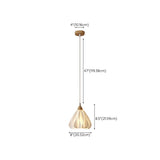 Contemporary White Petal Acrylic Pendant Light #size