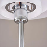 Contemporary White Tiered Cone Shade Floor Lamp Image - 10