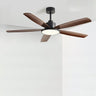 Contemporary Wood 5 Blades Ceiling Fan with LED Light Image - 3