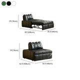 Convertible Green Twin Cushion Back Tufted Fabric Sofa Futon #size