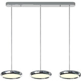 Cool Modern 3-Light Disc Pendant Light Kitchen Island Image - 5