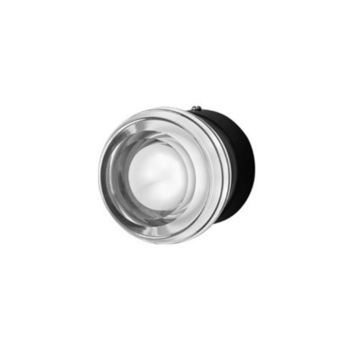 Cool Simplistic Round Black Bathroom Vanity Light Image - 13