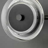 Cool Simplistic Round Black Bathroom Vanity Light Image - 14