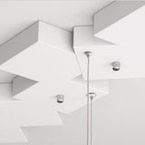 Cool White Cube Modern Kitchen Island Pendant Light Image - 7