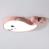 Corridor Adorable Whale LED Flush Mount Ceiling Light Image - 11