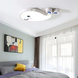 Corridor Adorable Whale LED Flush Mount Ceiling Light Image - 17