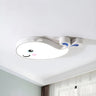 Corridor Adorable Whale LED Flush Mount Ceiling Light Image - 2