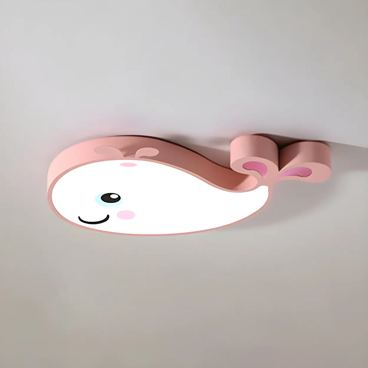 Corridor Adorable Whale LED Flush Mount Ceiling Light Image - 7