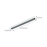 Corridor Black Linear Strip LED Flush Mount Ceiling Light Image - 17