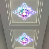 Corridor Flower Crystal LED Flush Mount Ceiling Light Image - 1