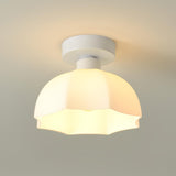 Corridor Gold Cone Semi-Flush Mount Ceiling Light Image - 16