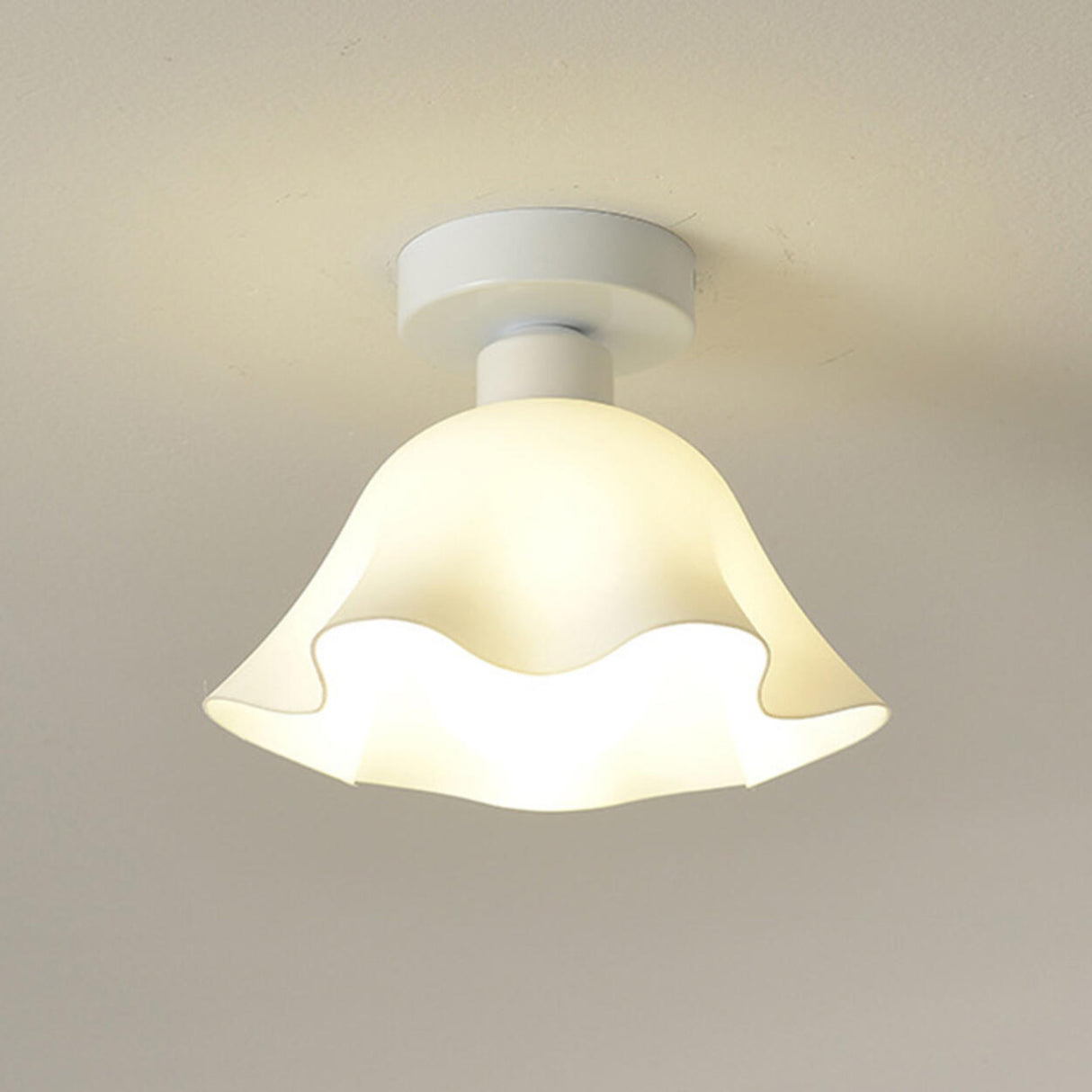 Corridor Gold Cone Semi-Flush Mount Ceiling Light Image - 22