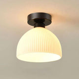 Corridor Gold Cone Semi-Flush Mount Ceiling Light Image - 23