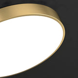 Corridor Gold Cylinder Flush Mount Ceiling Mount Light Image - 13