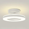 Corridor Gold Ring Dimmable LED Semi-Flush Mount Light Image - 22