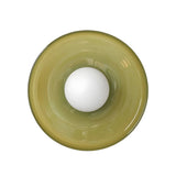 Corridor Green Barn Glass Flush Mount Ceiling Light Image - 8