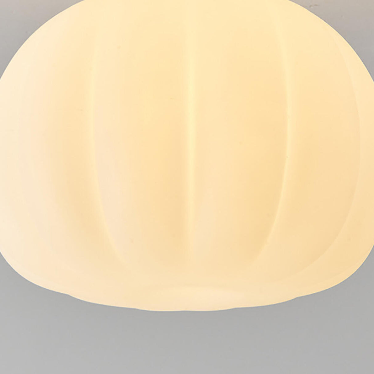 Corridor Pumpkin-Shaped Semi-Flush Mount Ceiling Light Image - 16