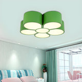 Corridor Red Flower Small LED Flush Mount Ceiling Light Image - 15