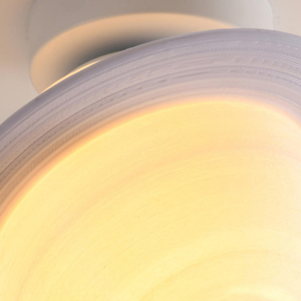 Corridor Saturn-Shaped Globe Semi-Flush Mount Light Image - 10