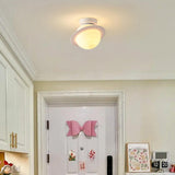 Corridor Saturn-Shaped Globe Semi-Flush Mount Light Image - 4