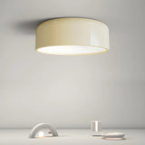 Corridor Simple Drum Metal Flush Mount Ceiling Light Image - 11