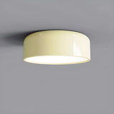 Corridor Simple Drum Metal Flush Mount Ceiling Light Image - 4