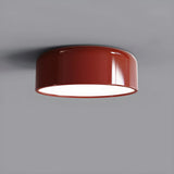 Corridor Simple Drum Metal Flush Mount Ceiling Light Image - 6